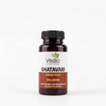 Vedia Shatavari Capsules | Pure Asparagus Racemosus Extract for Women's Hormonal Balance, Reproductive Health & Vitality (60 Veg Capsules)