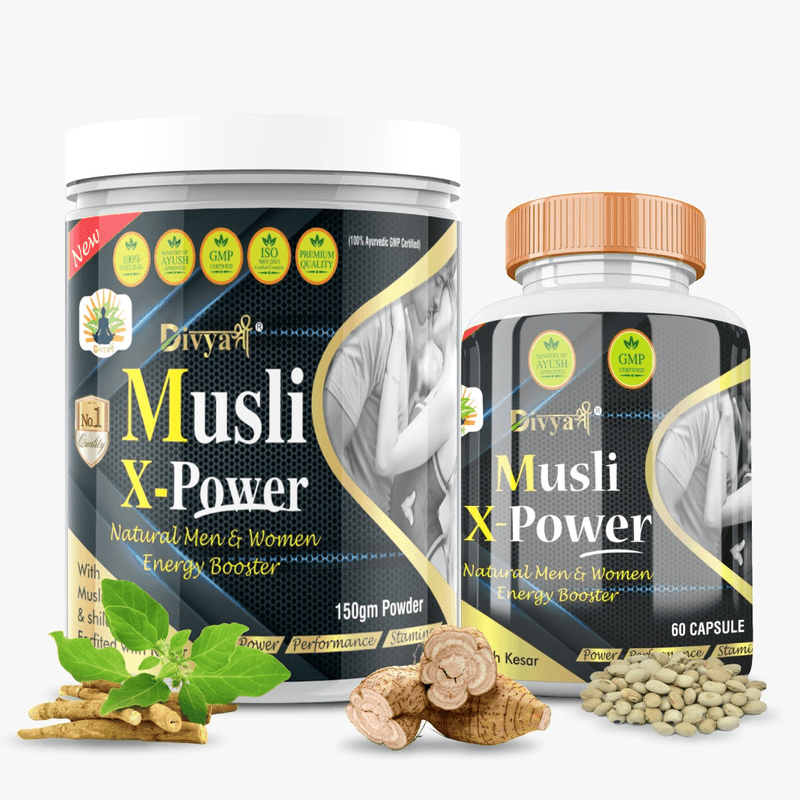 Divya shree Musli X-Power Capsule and Powder