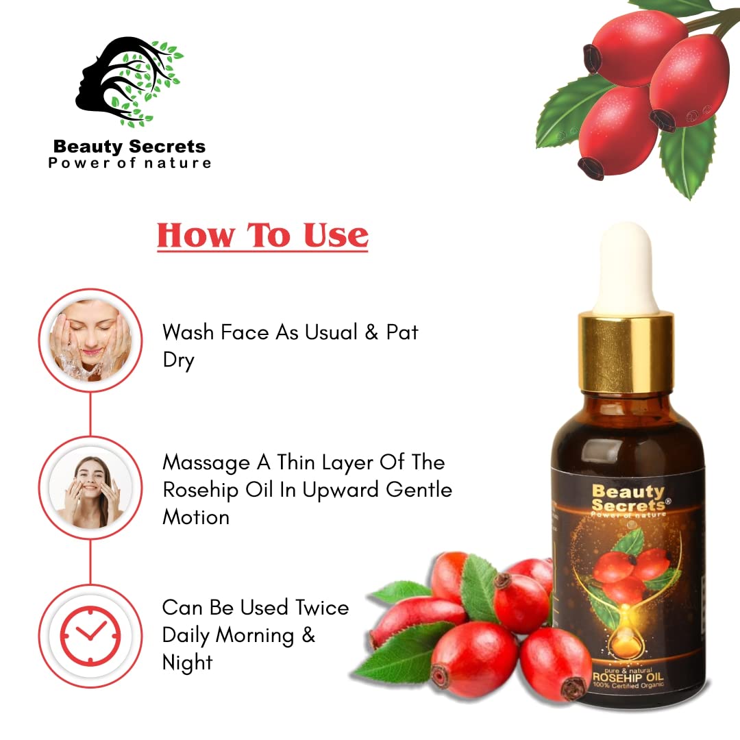 Beauty Secrets Rosehip Oil - 30ml