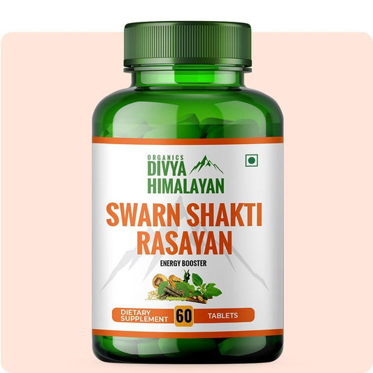 Divya Himalayan Swarn Shakti Rasayan Tablet for Energy Booster  - 30 Tablets