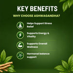 Pure Nutrition Ashwagandha Supplements (250mg | 90 Tablets)