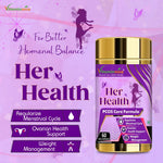 Vitaminnica Her Health PCOS Care Formula - Hormonal Balance & Ovarian Support, 60 Veg Capsules