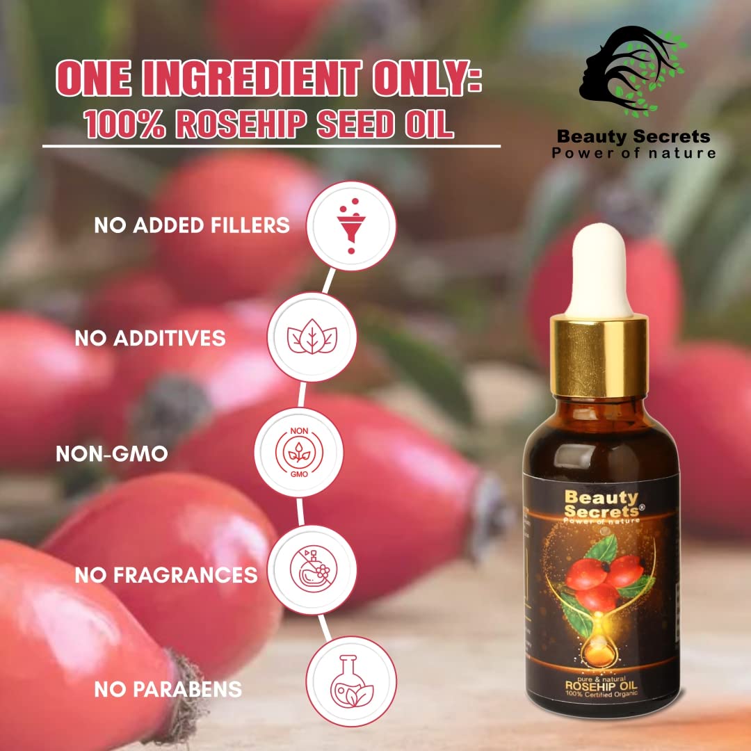 Beauty Secrets Rosehip Oil - 30ml