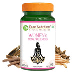 Pure Nutrition Women's Total Wellness Capsules  | Supports Stress Management, Digestive Health, Enhanced Energy, Hormonal Balance, & Improved Immunity & Metabolism | 60 Veg Capsules