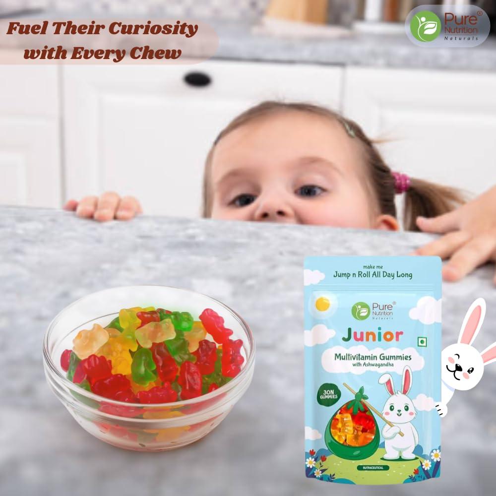Pure Nutrition Junior Multivitamin Gummies - For Healthy Growth