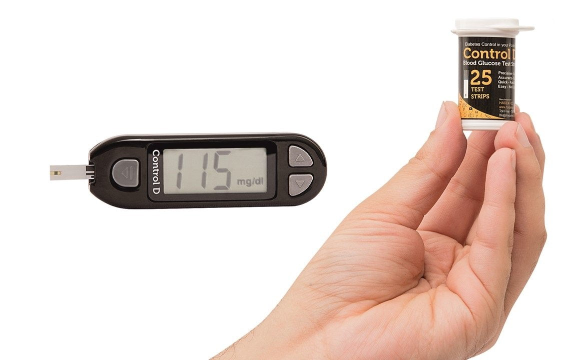 Control D Blood Glucose Test Strip (Only Strips) | Diabetes Monitoring Devices