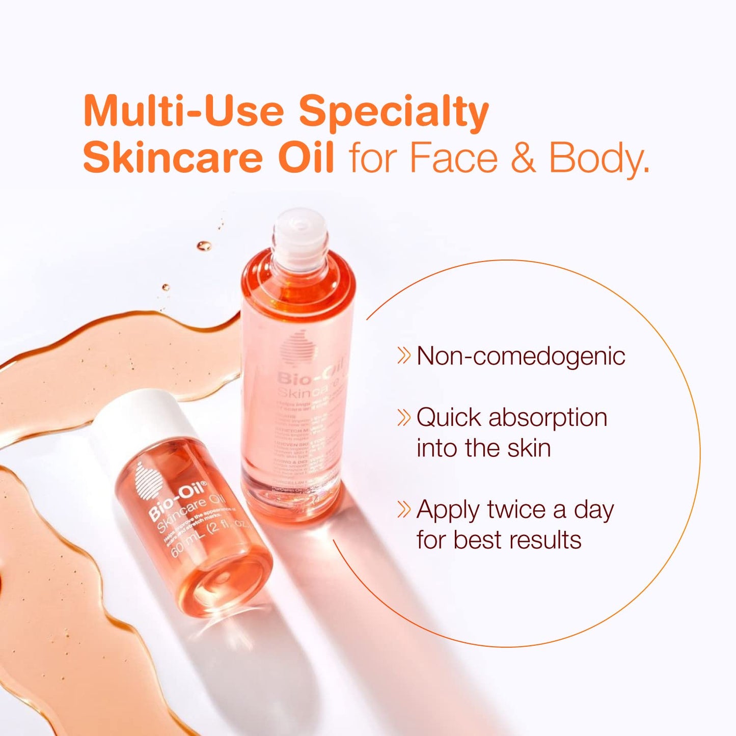 Bio-Oil SkinCare Oil - Scars, Stretch Mark, Ageing, Uneven Skin Tone - 60 ml