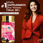 Vitaminnica Multivitamins for Women - Comprehensive Daily Formula with 29 Vital Nutrients, 60 Tablets