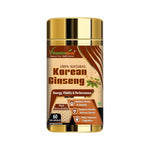 Vitaminnica Korean Panax Ginseng Extract - Natural Stamina & Energy Support, 60 Veg Capsules