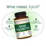 Pure Nutrition Saw Palmetto Capsules 1000mg Extract | 120 Vegan Capsules | Supports Prostate Health | Boosts Urinary Function | Natural Herbal Supplement