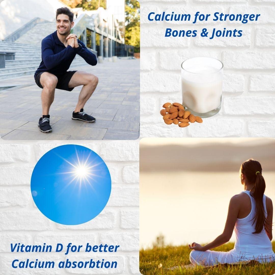 Pure Nutrition Calcium Magnesium + Zinc 1400mg Veg Tablet