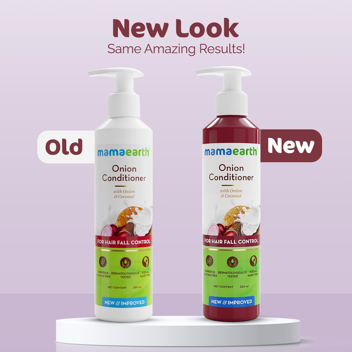 Mamaearth Onion Conditioner | For All Hair Types | Paraben & Silicone-Free - 250ml