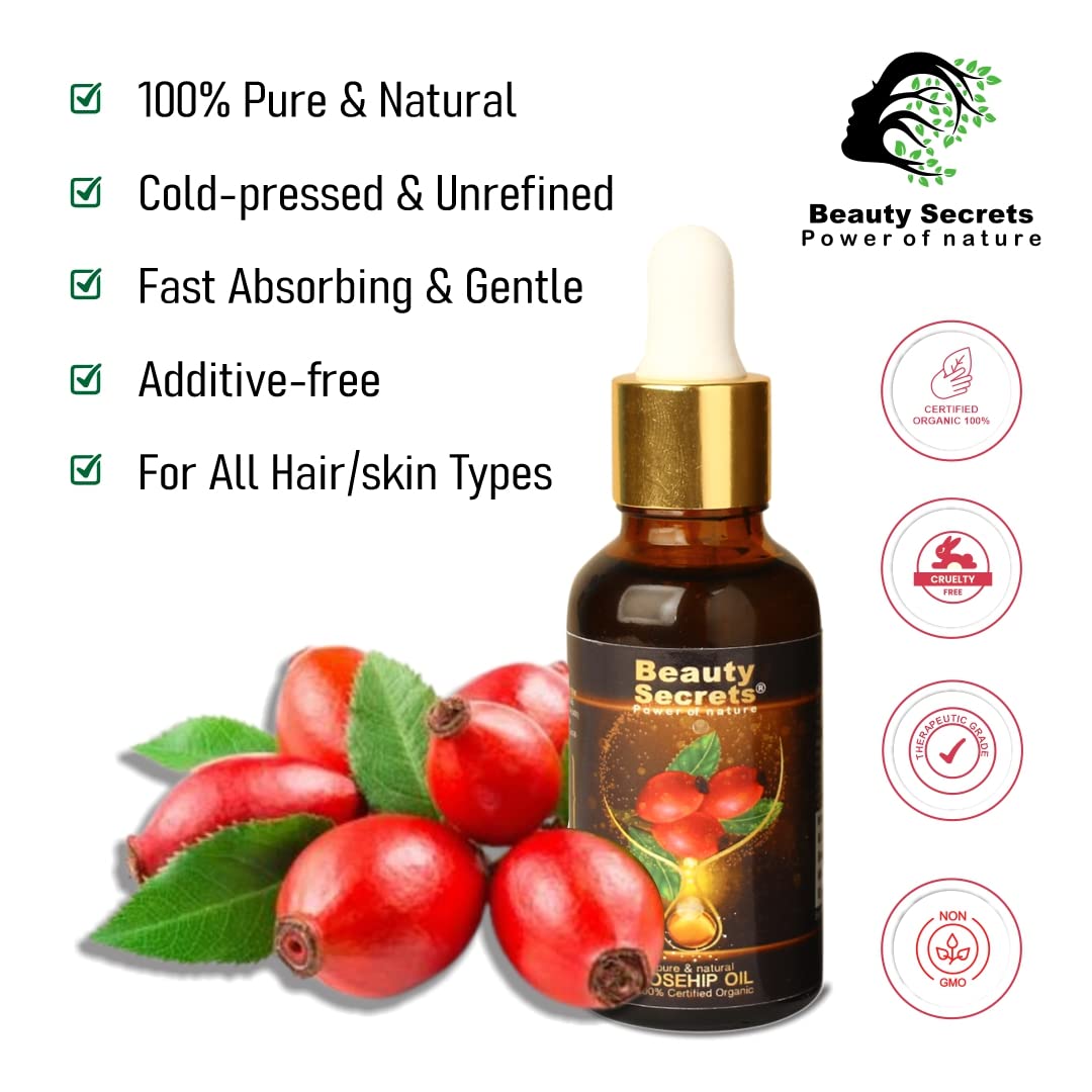Beauty Secrets Rosehip Oil - 30ml