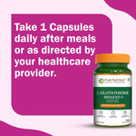 Pure Nutrition L-Glutathione Reduced – 30 Capsules | With Hyaluronic Acid, Vitamin E & Biotin | Skin Health Support