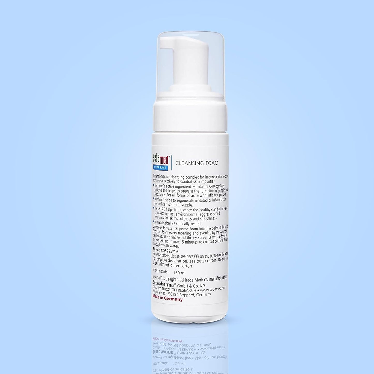 Sebamed Clear Face Cleansing Foam for Impure and Acne-prone Skin | Face Care Product for Pimples & Blackheads