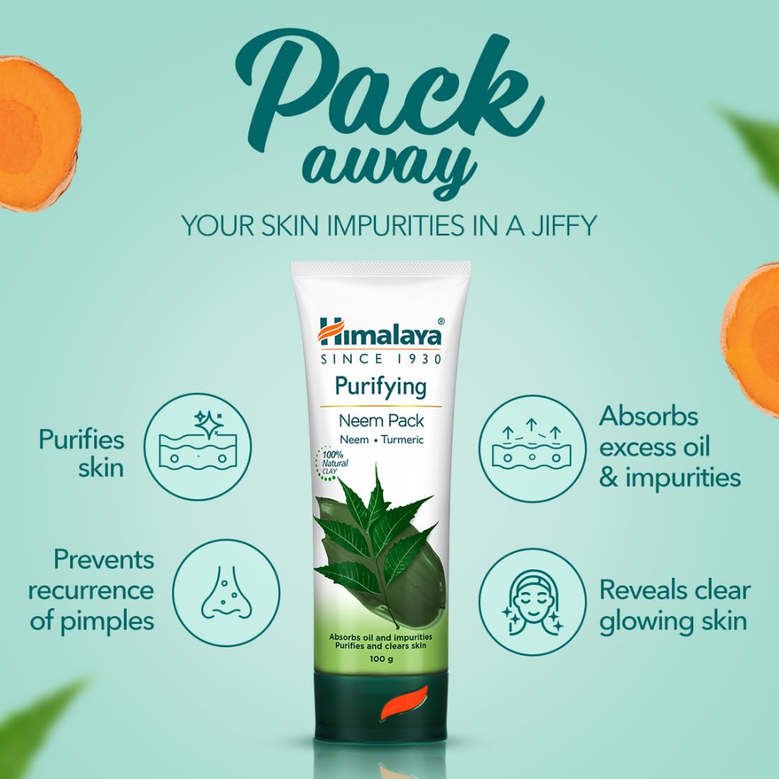 Himalaya Purifying Neem Pack - 100gm