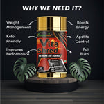 Vitaminnica Vita Shred Fat Burner Capsules - Thermogenic Metabolism & Appetite Support, 60 Veg Capsules