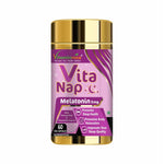 Vitaminnica Vita Nap Melatonin Sleeping Pills – Supports Restful Sleep, Fall Asleep Faster & Promotes Relaxation – Stress & Occasional Sleeplessness Support – 60 Veg Capsules