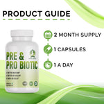 Royal Swag Pre and Probiotic Capsules - Gut Health & Digestive Support (60 Count)