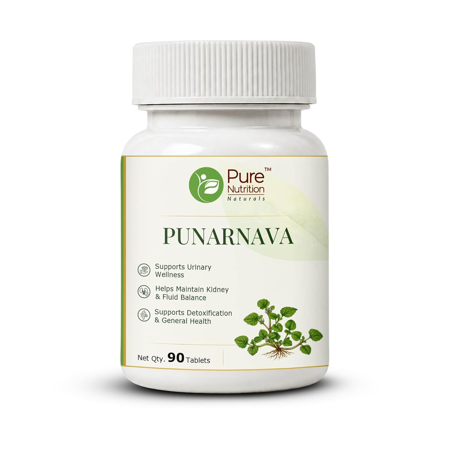 Pure Nutrition Punarnava Tablets (250mg | 90 Tablets)