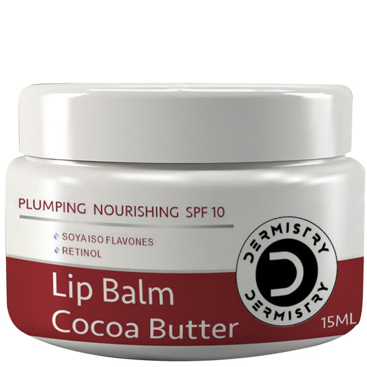 Dermistry Balm Lip Balm for Plumping Nourishing Lightening Cocoa Butter - 15ml