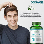 Simply Herbal Biotin 10000mcg Capsule With Keratin & Amino Acids for Hair, Skin & Nails (90 Capsules)