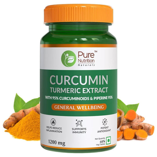 Pure Nutrition Curcumin Turmeric Extract 1200mg Veg Tablet