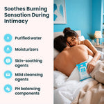 Hi Life Pre & Post Sex Wipes | pH-Balanced Intimate Care Wipes for Men & Women with Witch Hazel & Thyme Extract (Pack of 25)