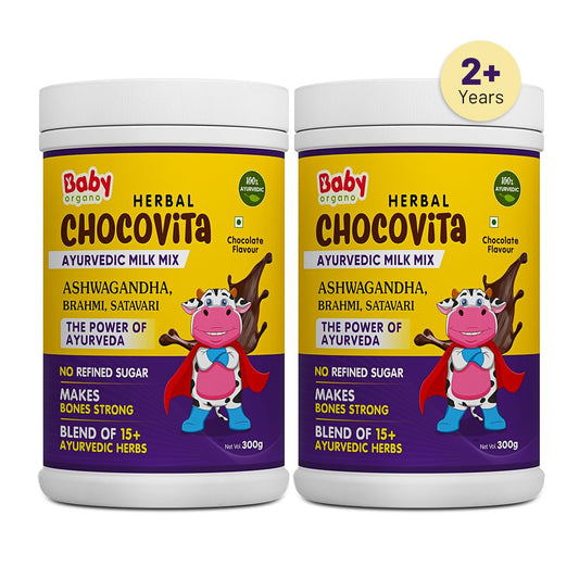 Baby Organo Herbal Chocovita Kids Granules for 1+ Years - 300gm