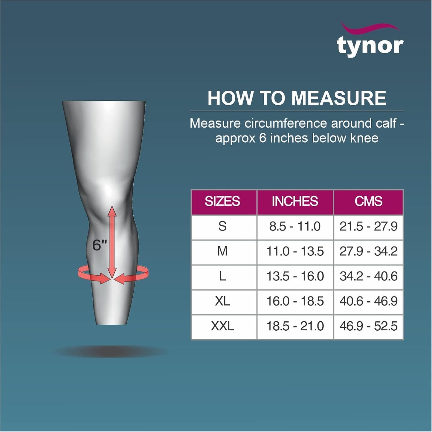 Tynor Compression Stocking Below Knee Classic - Beige