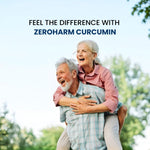 ZEROHARM Holistic Curcumin Tablets with 95% Curcuminoids & Piperine - Turmeric Supplement for Joints, Immunity for Men, Women - Nano Formulated 60 Tablets