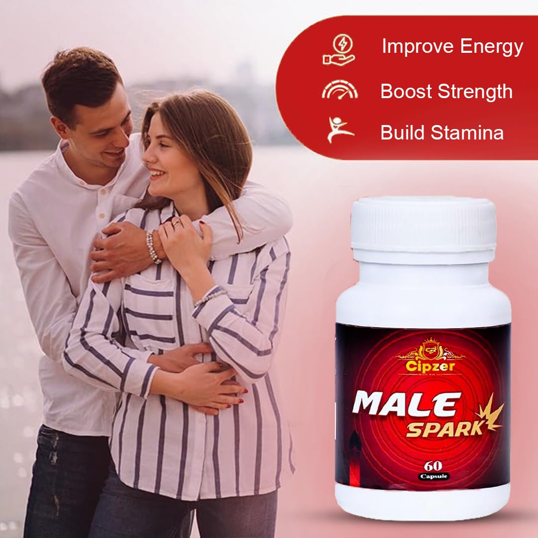 Cipzer Male Spark Capsule - 60 Capsules