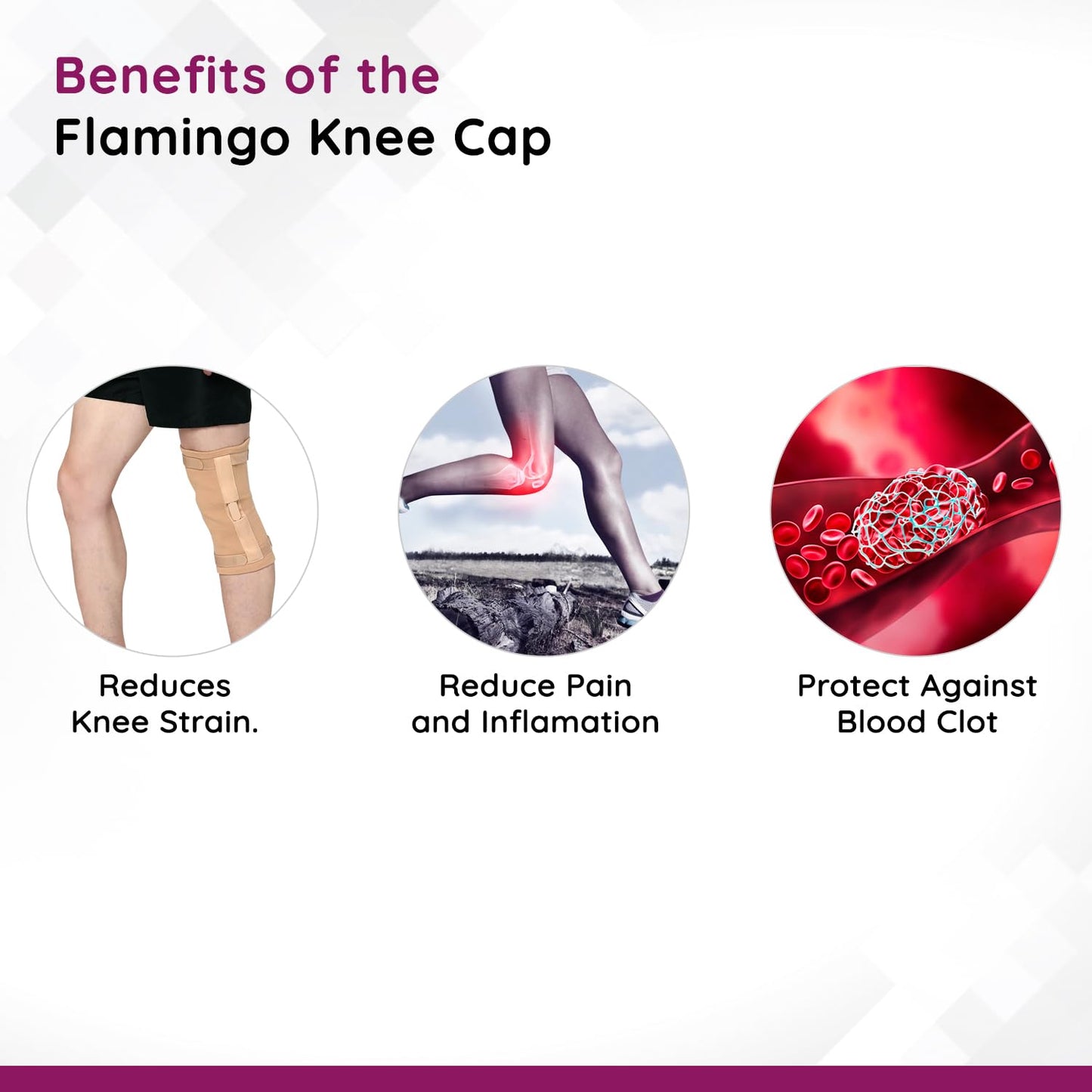 Flamingo Hinged Knee Cap