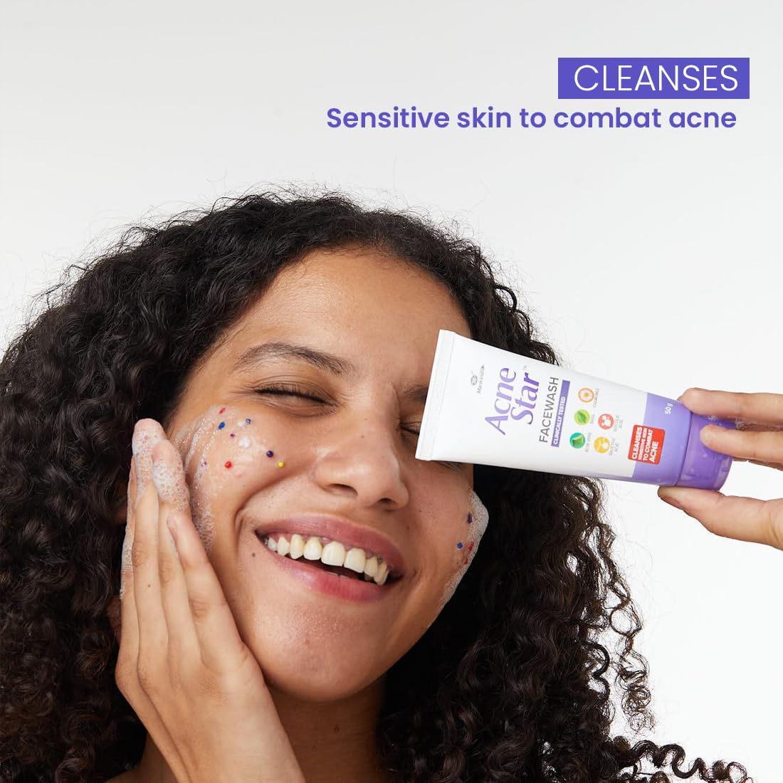 Acnestar Anti-Acne Face Wash | For Combination & Oily Skin - 50gm - Pack of 3