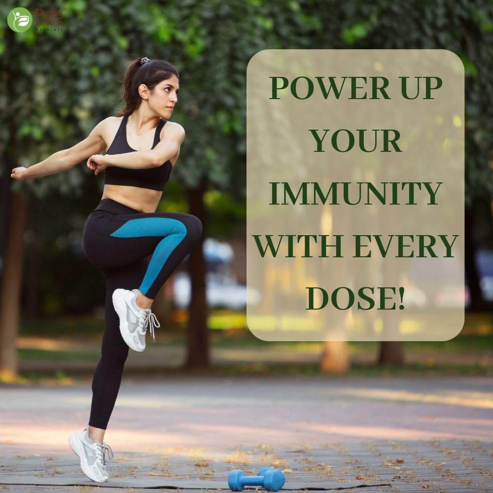 Pure Nutrition Vitamin C with Amla Extract + Zinc Tablets | Boost Immunity | Support In Skin & bone Health - 60 Veg Tablets