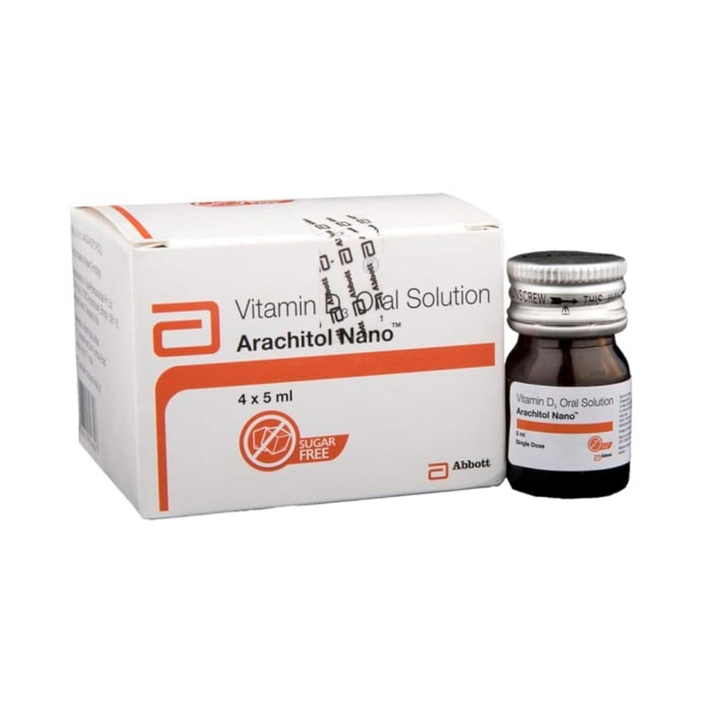 Arachitol Nano Bottle 60K IU Vitamin D3 Oral Solution (5ml each) | Bone, Joint and Muscle Care