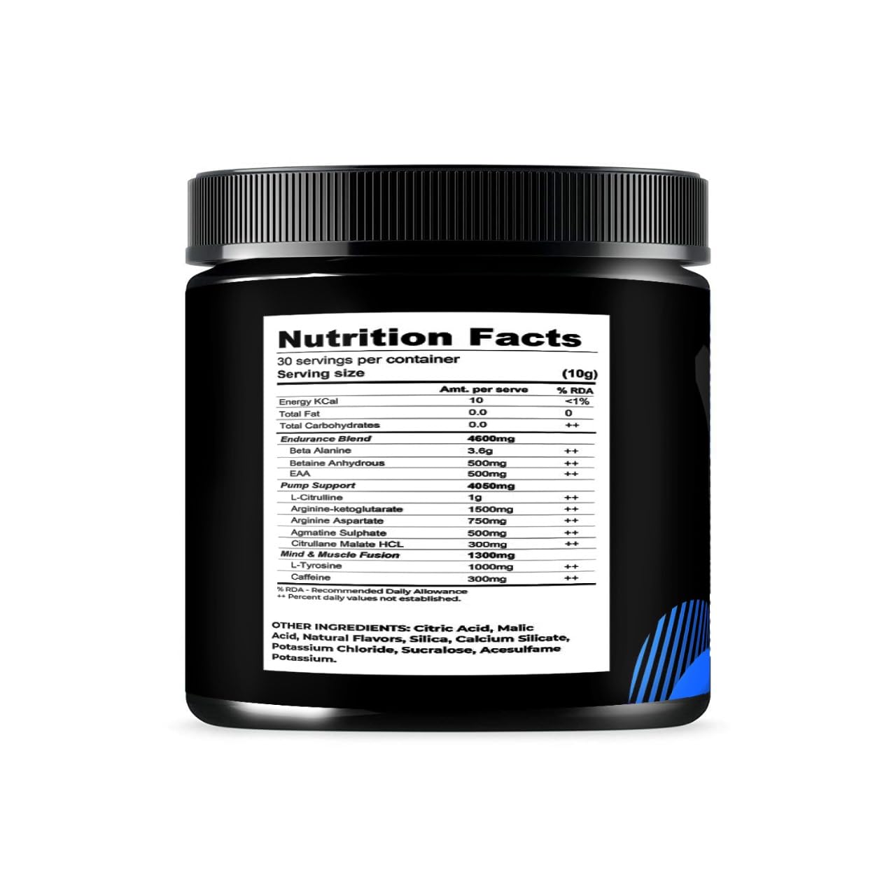 Muscle Asylum F9 Extreme – High Caffeine Pre-Workout (Blue Razz) | 300g | 30 Servings | EAA & Endurance Blend | High Stimulant with EAA & Beta-Alanine