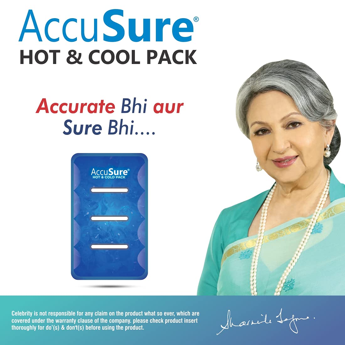 AccuSure Reusable Gel Based Hot & Cool Pack