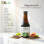 OliLife Digestowell Syrup 200 ml | Ayurvedic Digestive Tonic for Acidity, Gas, Bloating, Indigestion, Gut Comfort & Better Digestion
