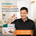Himalaya Ashvagandha Tablet | Stress Relief Supplement | Rejuvenates Mind & Body - 60 Tablet
