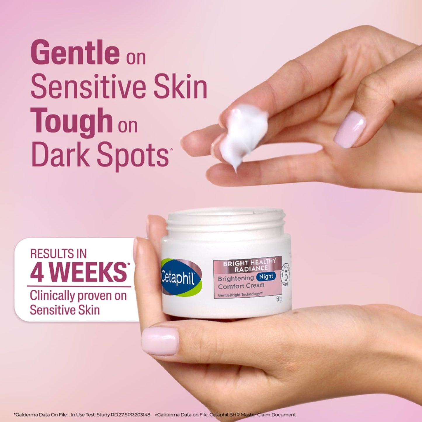 Cetaphil Brightening Night Comfort Cream | For Sensitive Skin - 50gm