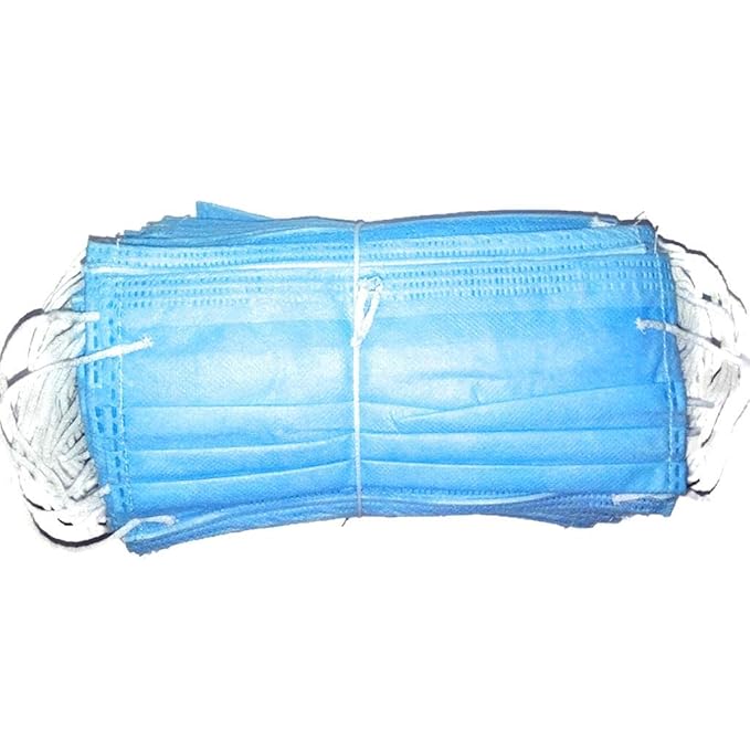 3 Ply Surgical Face Mask, Non Woven Disposable, Air Pollution Face Mask