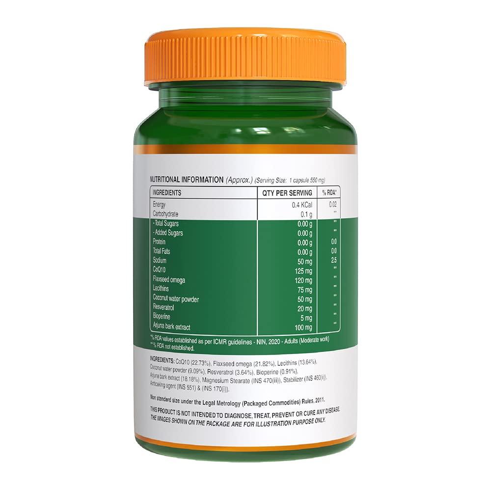 Pure Nutrition Co-Enzyme Q10 125mg Veg Capsule - 60 Capsules