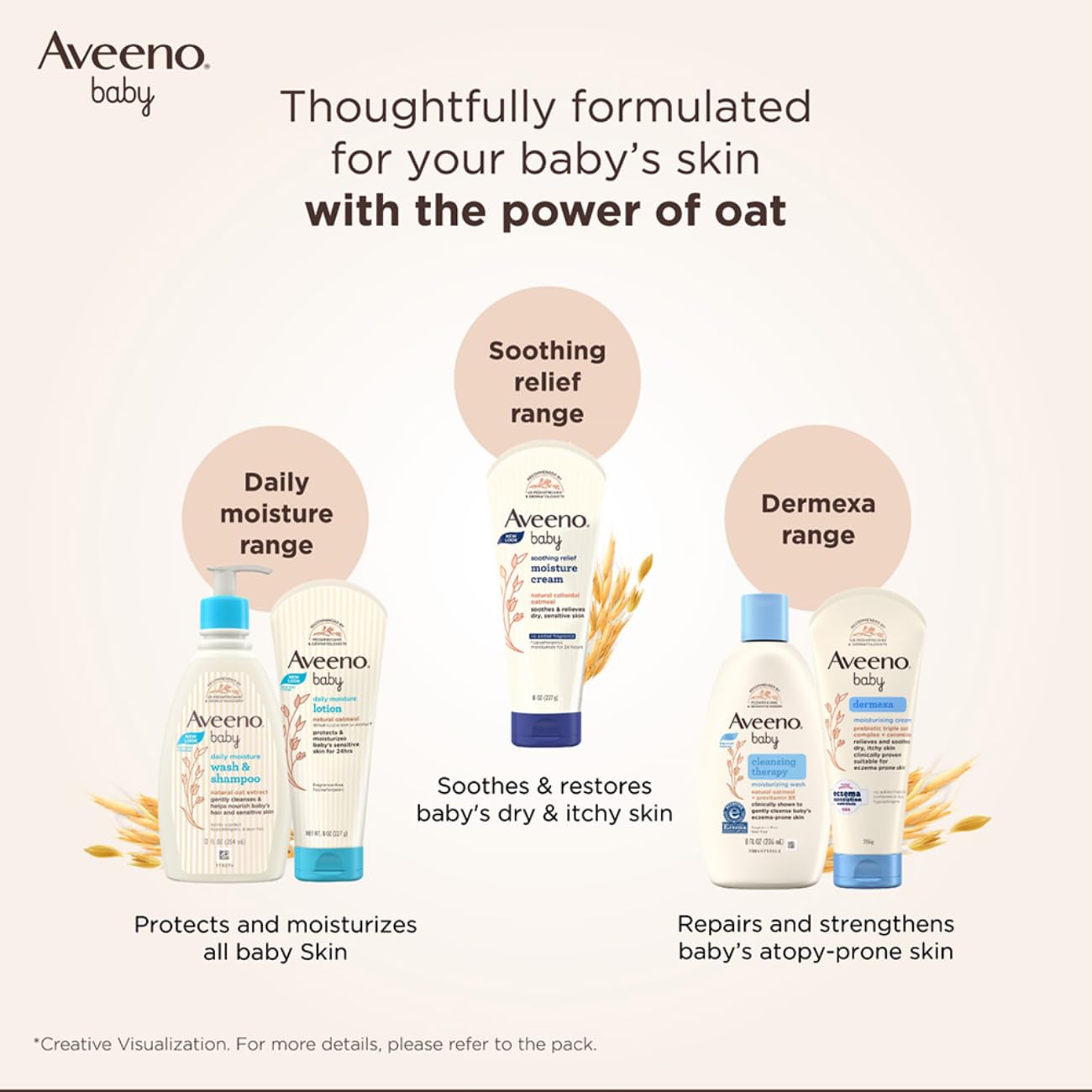 Aveeno Baby Soothing Relief Moisture Cream with Natural Colloidal Oatmeal
