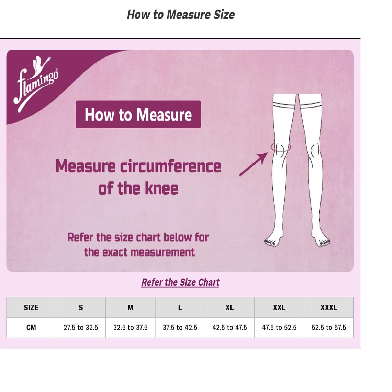 Flamingo Open Patella Knee Cap - XXL