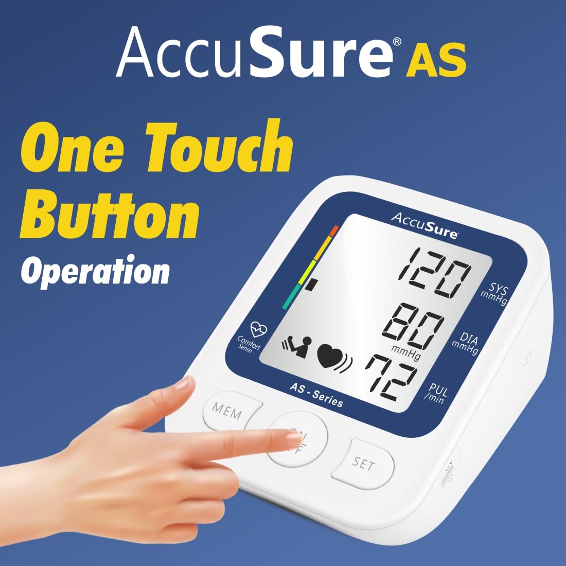 AccuSure AS Automatic Digital Blood Pressure Monitor
