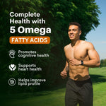 Pure Nutrition Omega 3-5-6-7-9, 60 Softgels | Essential Fatty Acids for Heart & Wellness Support