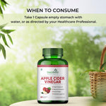 Simply Herbal Apple Cider Vinegar Capsules - 500mg Supplement for Weight Management | ACV Capsules, Probiotics Blend, Boost Metabolism, Belly Fat Loss- 60 Veg Capsules