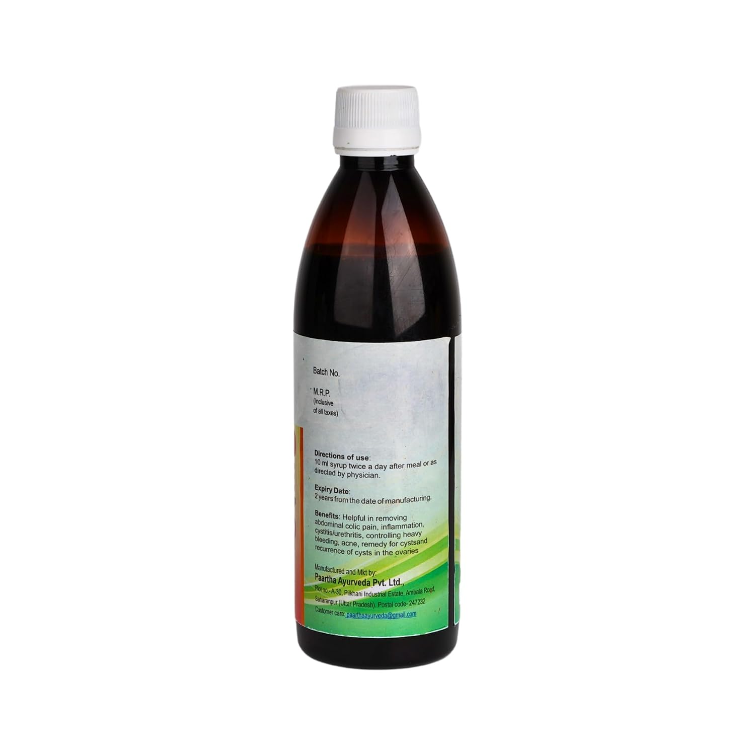 Paartha Fibro Care Ayurvedic Syrup – Herbal Wellness Formula for Liver & Digestive Health Support – 300ml