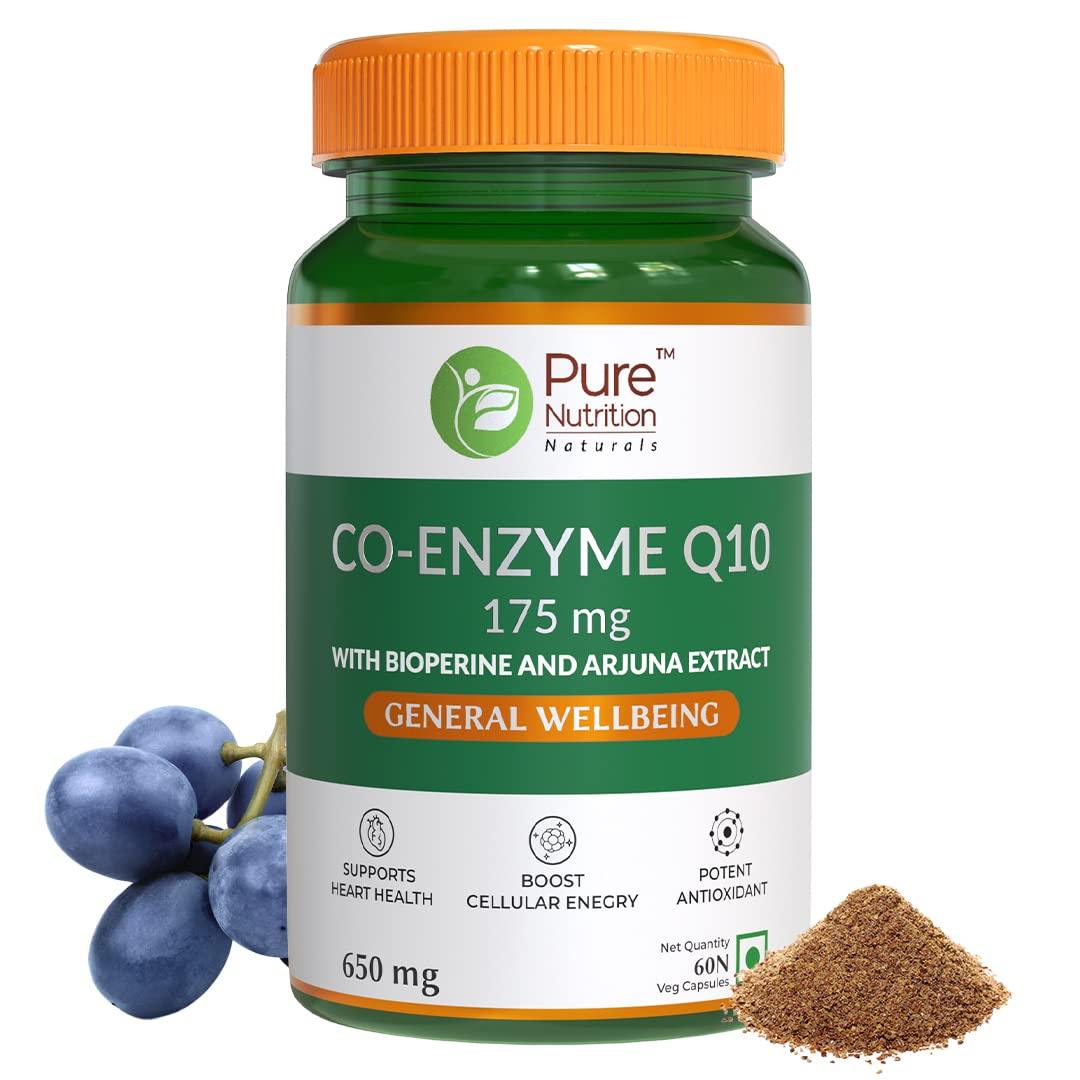 Pure Nutrition Co-Enzyme Q10 175mg Veg Capsule - 60 Capsules